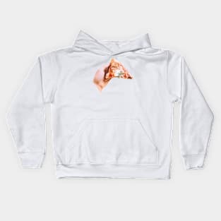 Pizza Slice Photo Art Kids Hoodie